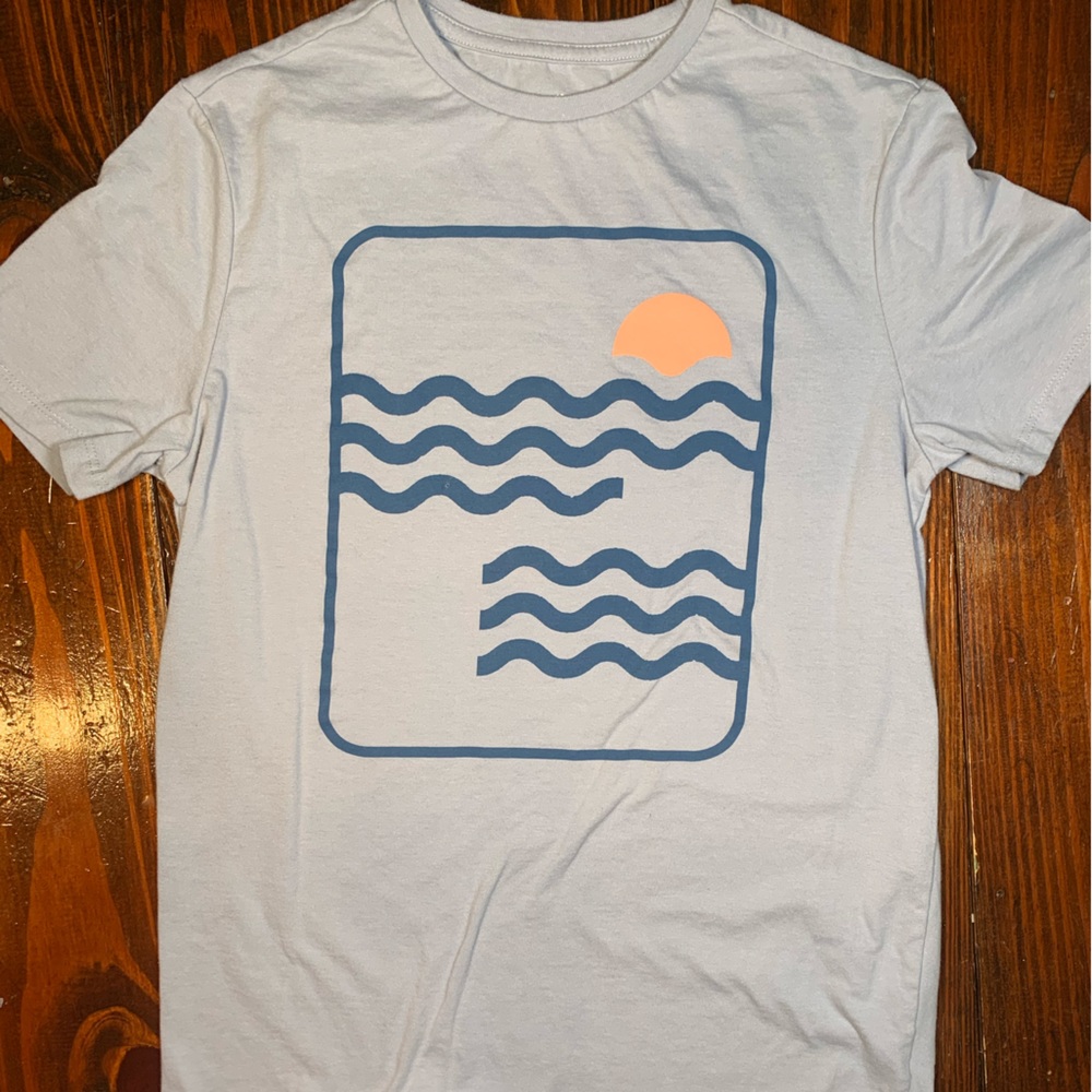 Beach waves sunset t-shirt #poshtees